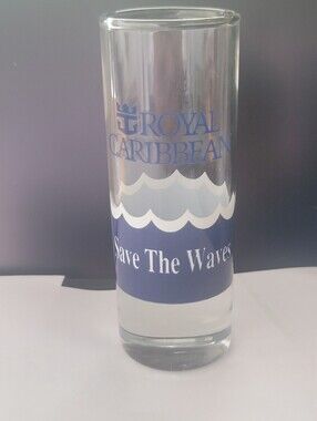 Royal Caribbean Save The Waves Tall Shot Glass